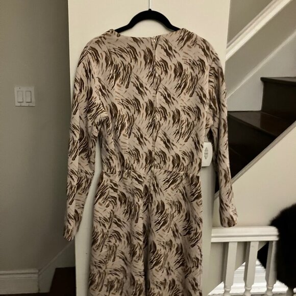 Vintage Abstract Animal Print Dress - Picture 5 of 6